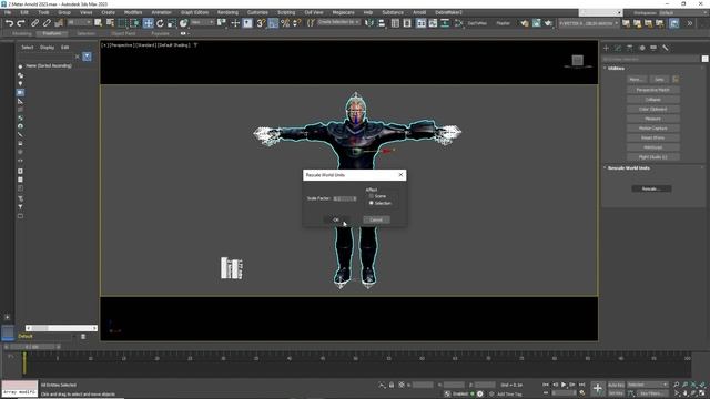 Resize a Character from Mixamo in 3ds Max смотреть онлайн