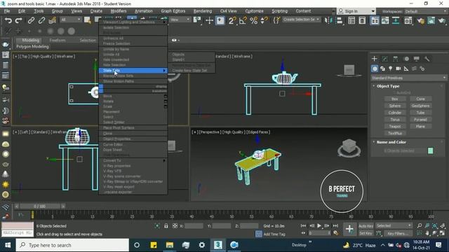 how to Hide and unhide object in 3Ds max learn course step by step in marathi #civilengineering смотреть онлайн
