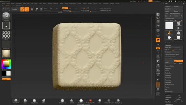 Alpha package for Zbrush to form a fabric pattern смотреть онлайн