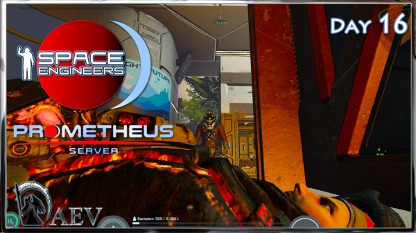 Space Engineers🪐 Day 16🔨 Prometeus Server 🔨 Улучшаю бур