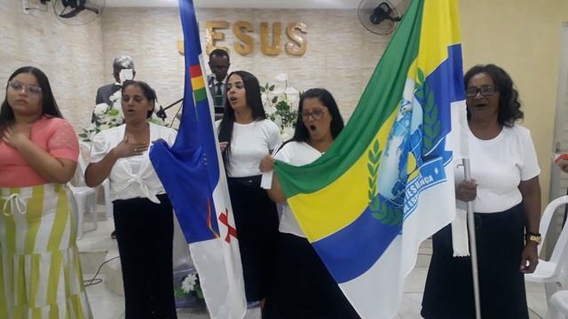 O HINO E ORAÇÃO PELO BRASIL E A IGREJA NO 2° ANIV. DA IGREJA. смотреть онлайн