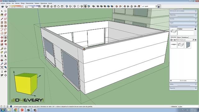 Sketchup Pro 2015 - Técnicas avanzadas de modelado con componentes смотреть онлайн