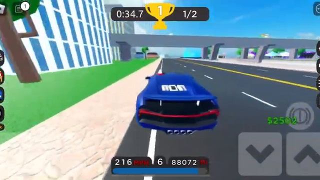 Bugatti Chiron Sport 110 ANS Car Dealership Tycoon City race lap 2 best lap 35.7 total time 1:14.2 смотреть онлайн