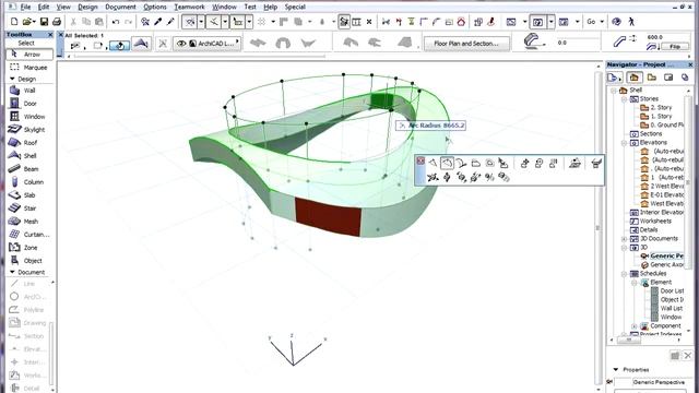 The ARCHICAD Shell Tool - Customize any edge of shells or shell holes смотреть онлайн