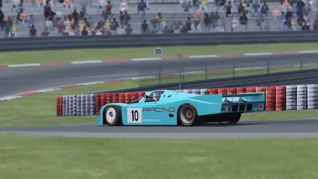 Assetto Corsa - Porsche 962 C LT - Nurburgring Sprint 1:25.134 - TV Camera смотреть онлайн