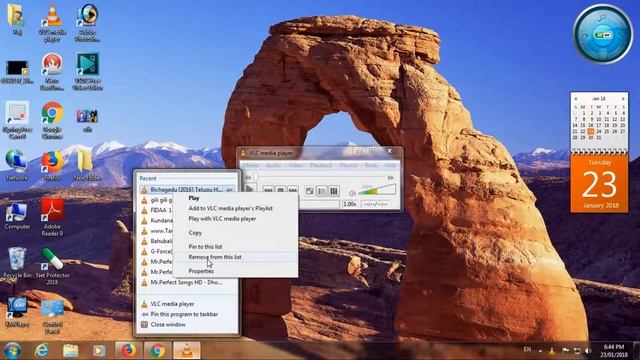 how to delete vlc player history (in telugu) смотреть онлайн