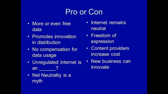 Llew Gibbons "The Internet, a Toll Road on the Final Frontier: The End of Net Neutrality" смотреть онлайн
