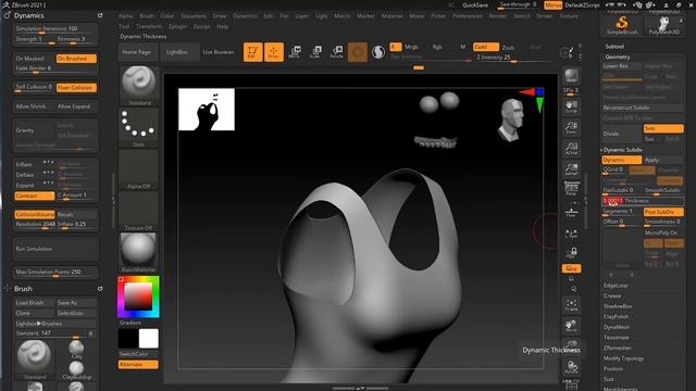 How to Create T-Shirt and Jewelry with Dynamic in Zbrush? | Lesson 6 | Chapter 13 | Zbrush 2021.5 смотреть онлайн