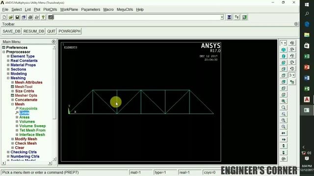 2d Truss Analysis Using ANSYS Tutorial смотреть онлайн