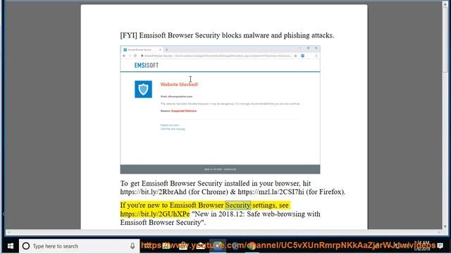 [FYI] Emsisoft Browser Security blocks malware and phishing attacks. смотреть онлайн