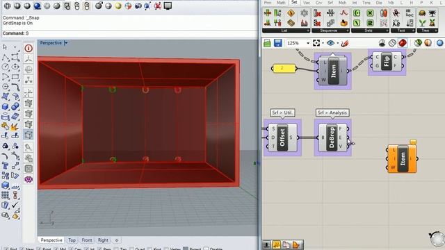 134 - Grasshopper - Glass Fin Curtainwall with Hardware 3 - OffsetSrf to Loft Glass Fins смотреть онлайн