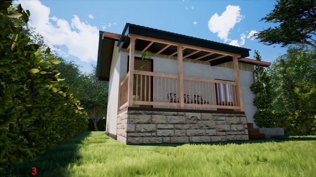 3D max for twinmotion beautiful house animation смотреть онлайн
