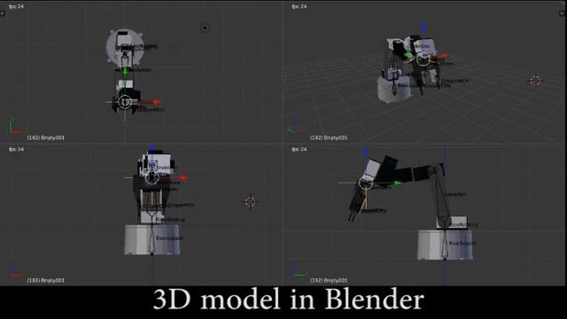 Robotic Arm with Blender and FEZ Panda II смотреть онлайн