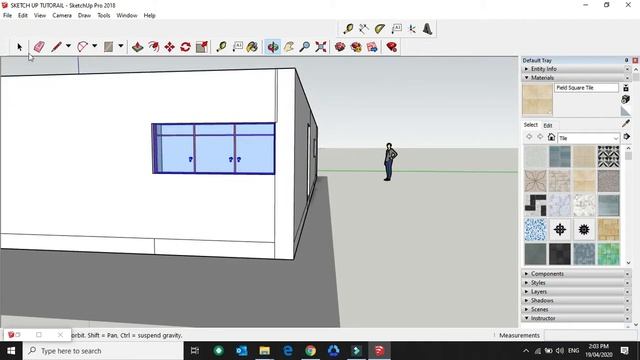 Sketchup advanced tutorial tagalog version - Lesson #8 (How to put models using 3D warehouse) смотреть онлайн