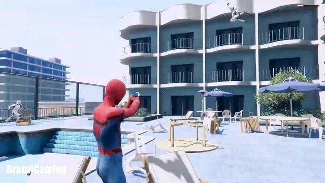GTA 5 Random Portals #59 (Spider-Man vs Darth Vader/Ragdolls) смотреть онлайн