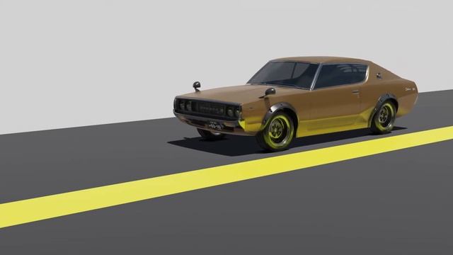 1972 Datsun Car Animation смотреть онлайн