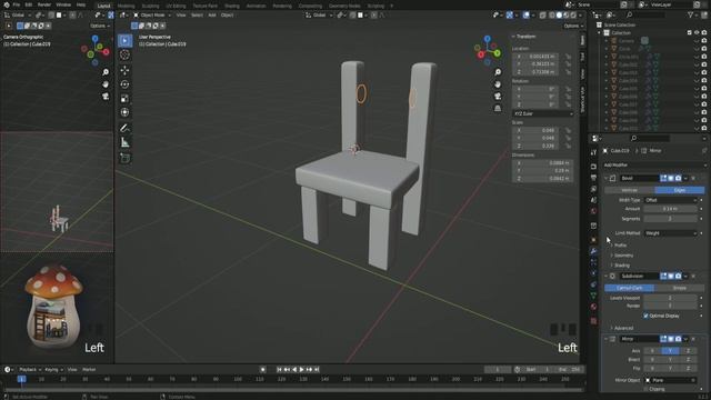 🍄 Mushroom House Beginner Tutorial in Blender 3.3 - (Part 3) смотреть онлайн