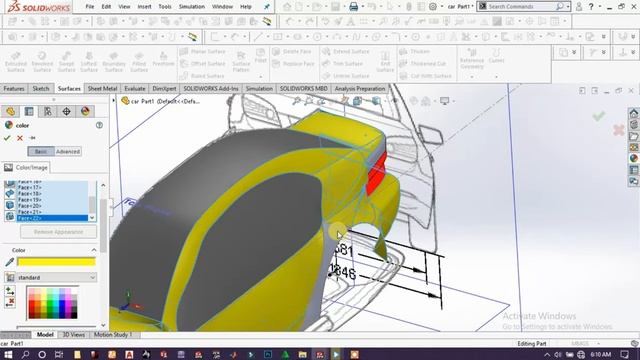 Modeling car using solid works part (5) смотреть онлайн