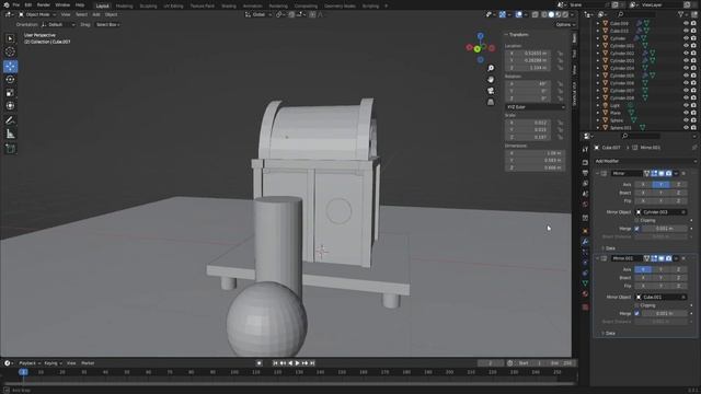 I made a model of a cartoon forest hut in a blender from a video tutorial. смотреть онлайн
