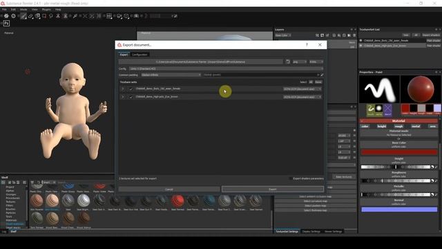 makehuman to Blender to Substance Painter to Unity Workflow part 2 смотреть онлайн