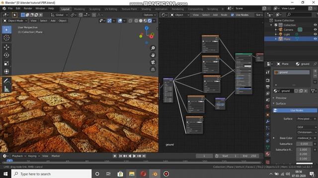 How to use PBR textures in Blender 2.82 - LMWS смотреть онлайн