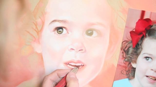 Pastel Portrait, Drawing A Pastel Portrait