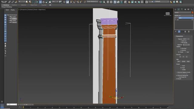 Autodesk 3ds Max: 3 part column смотреть онлайн