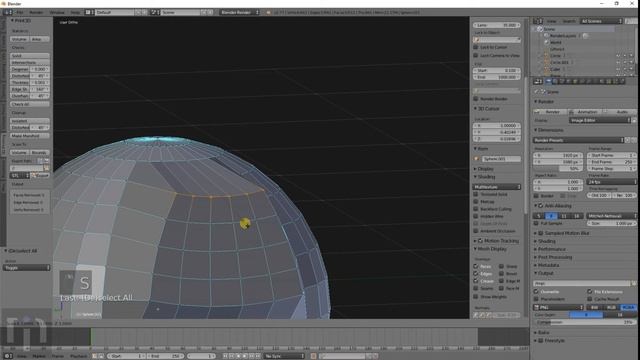 Blender Tutorial #016 : Loop Tools смотреть онлайн