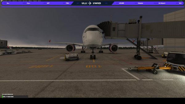 MSFS 2020, GSX, A350 iniBuilds, AFL005, Vatsim, St Petersburg(ULLI) - Kazan(UWKD)