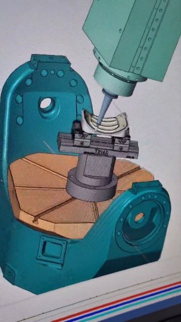 5 axis simulation using Mastercam #shortvideo #mastercam смотреть онлайн