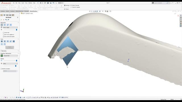 Free Form Modelling - Modelling on reference mesh смотреть онлайн