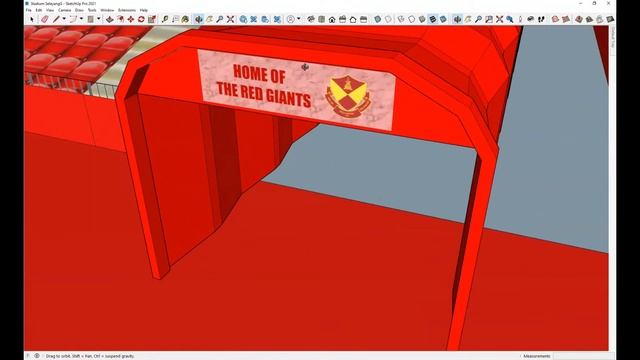 SELANGOR FC | Stadium Selayang | SketchUp смотреть онлайн