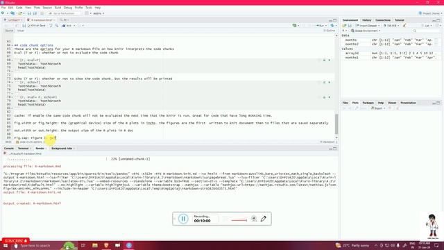 Learning R || Day 11 || R markdown-HTML 3 || how to create table of content || Changes themes in R смотреть онлайн