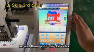 YunFu embroidery machine how to do mending embroidery after the embroidery is completed