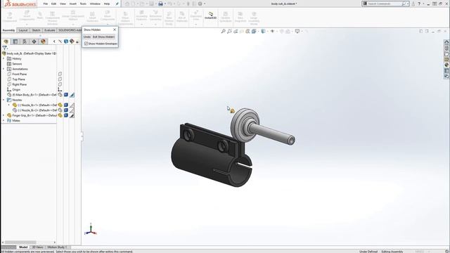 SOLIDWORKS - Hide & Show Components смотреть онлайн