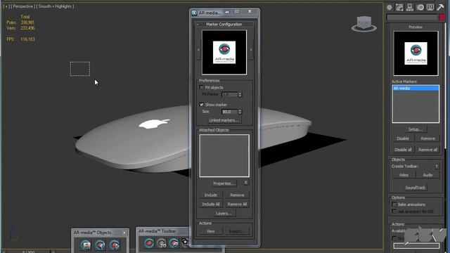 Augmented Reality: Hologram with 3ds Max! (Real Time Motion Tracking) смотреть онлайн