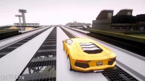 GTA 4 WINTER CRASH TEST OF REAL CARS 113