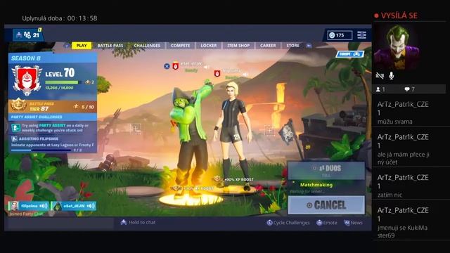 Fortnite live by eSet смотреть онлайн