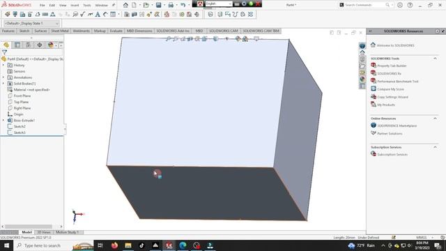 SolidWorks Tutorial For Mechanical Engineering: Learn the Basics | Practice - 24 | Saad Technology смотреть онлайн
