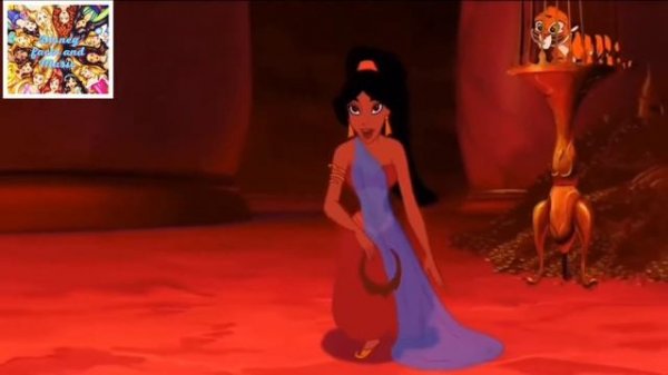 Aladdin: Jasmine kisses Jafar