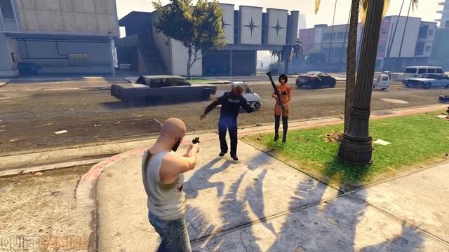 GTA 5 THUG LIFE BADASS COPS INSANE STRIPPER Funny Moments Compilation смотреть онлайн