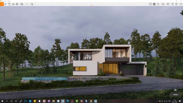 Part-2 Style Sketchup exterior, Render Enscape 3.0 #06 смотреть онлайн