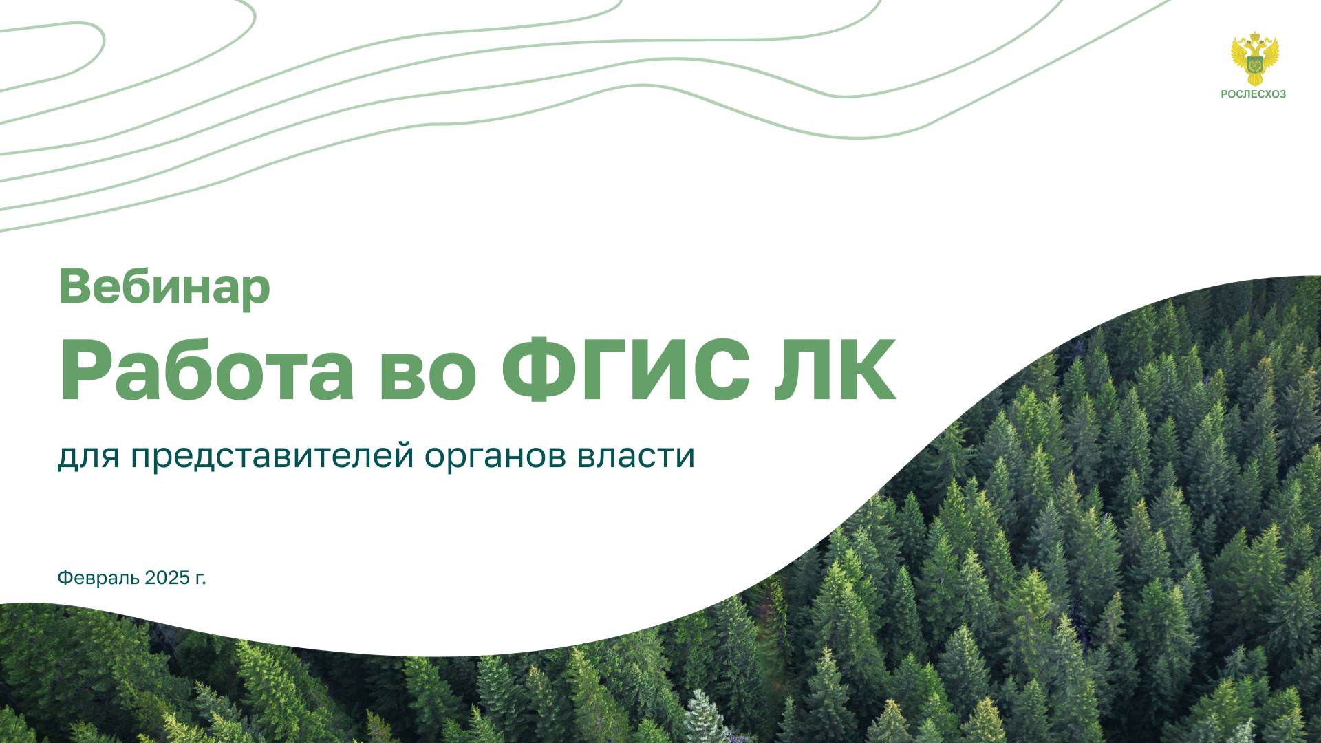 Вебинар по работе во ФГИС ЛК для представителей органов власти смотреть онлайн