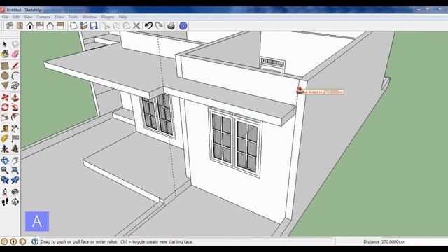 House building tutorial with Google Sketchup смотреть онлайн