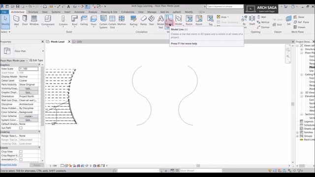 How to draw Stairs by Sketch | Revit Tutorial in English | Tutorial #13 смотреть онлайн