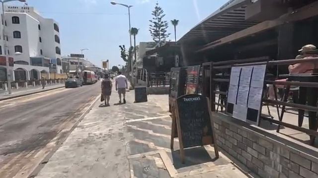 Protaras Strip in May - Cyprus Hot Spot All up and Running смотреть онлайн