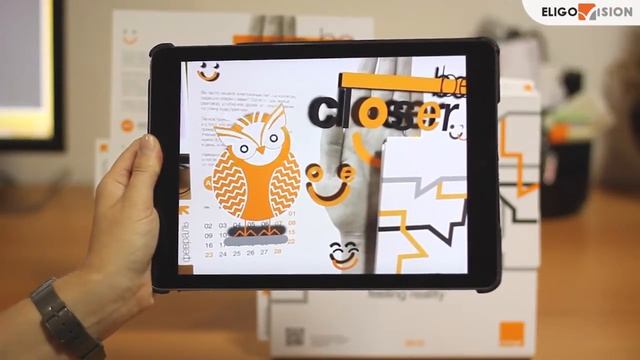 Orange AR: дизайнерский календарь с дополненной реальностью смотреть онлайн
