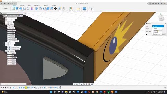 Eye Wear 2 - Logo & Detail - Fusion 360 смотреть онлайн