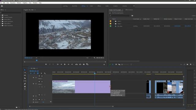 Adobe Premiere Pro 2020   Для новичков  С нуля до Рендера  1 Часть