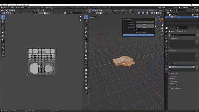 Blender Tutorial - Generating Separate UV Maps for Texture and Lighting смотреть онлайн